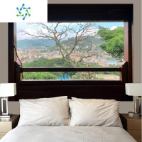 三维工匠网红背景布窗户ins风挂布卧室墙布宿舍床头装饰房间墙壁简约画布装饰画