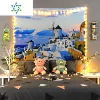 三维工匠背景布ins挂布房间布置装饰墙布卧室床头布挂毯网红宿舍挂画布艺装饰画