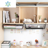 三维工匠宿舍寝室床头分层隔板收纳器办公室大学生书桌衣柜置物架 加大黑色[2个装] 1层整理隔板