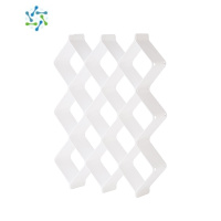 三维工匠抽屉收纳分隔板自由组合塑料衣柜隔断挡板整理袜子收纳盒格子器 白色菱形隔板(6片装)整理隔板