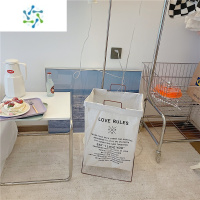 三维工匠*漂亮的小姨妈* ins风简约铁架脏衣篮家用洗衣篮脏衣篓折叠收纳筐收纳篮