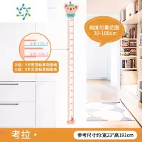 三维工匠墙纸自粘儿童房间装饰身高墙贴卡通小孩宝宝测量尺身高贴纸可移除 考拉 WS3009 中