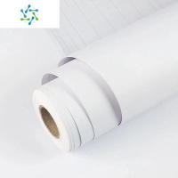 三维工匠白色墙纸自粘防水卧室家具翻新柜子贴纸背景墙贴学生寝室宿舍壁纸 纯白(60厘米宽 5米长)收藏加急发货-赠贴具24
