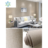 三维工匠亚麻加厚自粘墙纸床头软包立体墙板电视背景墙贴卧室装饰壁纸 浅咖色软包自粘墙布尺寸:长2.8米宽65厘米1卷 超大