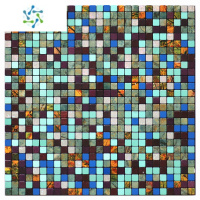三维工匠马赛克3d自粘防潮防水浴室立体背景墙贴客厅墙纸橱柜鞋柜装饰贴纸 614(颗粒1厘米) 一平方需要11张 小