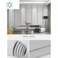 三维工匠软装墙板自粘墙布软包床头装饰墙纸立体加厚亚麻壁布电视背景墙贴 加强胶浅灰色 长2.8米 宽65厘米 大