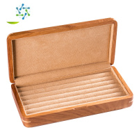 三维工匠非洲花梨木纯实木戒指耳钉环胸针收纳盒男士袖扣盒首饰盒饰品盒