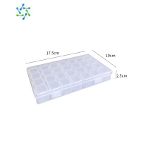 三维工匠分格收纳盒首饰网红便捷透明防尘耳钉项链饰品防氧化耳饰随身旅行饰品盒