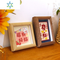 三维工匠平安喜乐字画十字绣2022新款小件线绣客厅餐厅简单新手款手工半绣 [未来可期]复古框