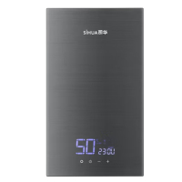 司华(sihua)F5-88 拉丝灰 即热式电热水器 恒温家用电热水器 过水直热微电脑控制