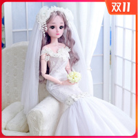 儿童玩具女孩芭比娃娃60厘米超大号黛蓝芭比换装会说话公主仿真洋娃娃女孩玩具礼盒套装