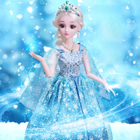 嘿喽芭比娃娃超大号套装丽萨冰雪奇缘爱莎公主玩偶艾莎玩具女孩