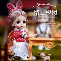 儿童玩具女孩芭比娃娃怡甜梦想豪宅套装公主礼盒超大号别墅屋城堡礼物