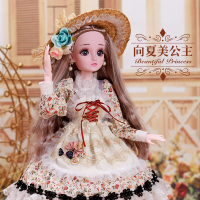 儿童玩具女孩芭比娃娃大型60厘米怡甜洋套装仿真精致超大大号公主单个
