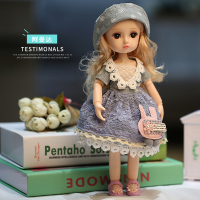 儿童玩具女孩芭比娃娃洋小公主贝翎30厘米cm单个仿真精致套装礼盒