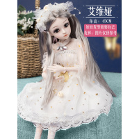 儿童玩具女孩芭比娃娃贝翎洋套装超大公主大号精致大礼盒爱莎艾莎玩偶