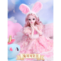 儿童玩具女孩芭比娃娃60厘米超大嘿喽洋套装公主单个大号仿真精致大型