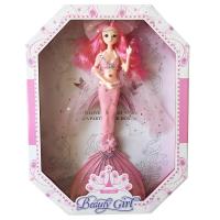 儿童玩具女孩芭比娃娃新款蝴蝶蕾丝婚纱美人鱼手工玩偶换装过家家送礼