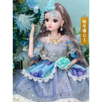 儿童玩具女孩芭比娃娃洋圣诞60厘米怡甜仿真大号公主超大单个套装