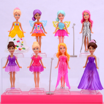 儿童玩具女孩芭比娃娃正版迷你 梦想萌宠珍藏礼盒梦幻衣橱 换装