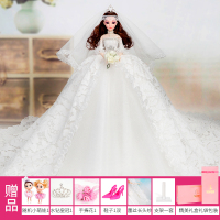 儿童玩具女孩芭比娃娃高品质礼盒仙仙公主婚纱换装生日