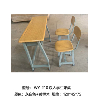 学生双人课桌 WY-210