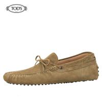 TODS/托德斯 男士手工小牛皮 LOGO印花豆豆鞋