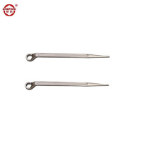 桥防(QIAOFANG) QF5110钛合金高颈撬棒梅花扳手 航空 航天 医疗用眼镜扳手 14mm