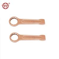 中泊集团 桥防(QIAOFANG) QFB160铍青铜防爆敲击梅花扳手 打击扳手 120mm