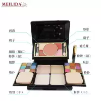[苏宁优选][苏宁优选][好物]化妆盒眼影 彩妆套装 粉饼腮红唇彩眼影睫毛膏