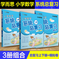 学而思秘籍 小学数学系统总复习上册+下册+模拟卷 全套三本 小升初小学毕业升学考试试卷知识大全基础知识手册三四五六年