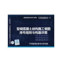 12SG904-1 型钢混凝土结构施工钢筋排布规则与构造详图