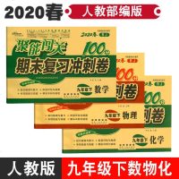 2020春人教版 9九年级下册化学聚能闯关100分期末复习冲刺卷人教版 初三下册化学 长春出版社