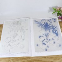 [3本39  ]工笔水仙画法 美术教学示范作品中国画技法学画宝典白描花卉水仙中国画摹本系列画法步骤书籍