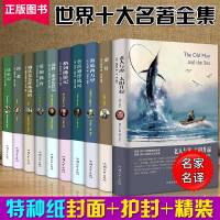 世界十大名著10册老人与海爱的教育钢铁是怎样炼成的青春文学外国经典影响一生的读物世界名著中文版文学  小说书  书排