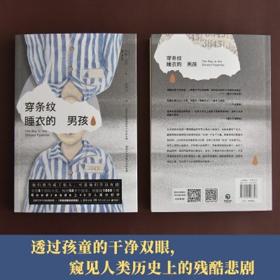 SK[正版书籍]穿条纹睡衣的男孩约翰·伯恩电影同名原著小说透过孩童干净的双眼窥视人类历史上残酷悲剧外国文学小说散文书