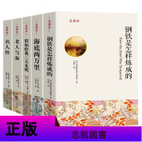 世界名著套装5本全译本原著无删减老人与海名人传假如给我三天光明海底两万里钢铁是怎样炼成的正版青少年初中小学生课外书