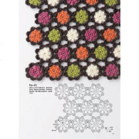 1根线钩到底:美丽绽放的连编花片升级版 连续编织花片的基础针法大全 54个花样88种连编 花片连接方法技巧教程 毛线