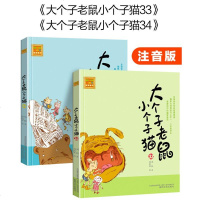 2册 大个子老鼠小个子猫注音版33-34册 小学生阅读课外书 周锐老师 儿童文学一年级二年级三年级 卡通 少儿读物童