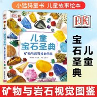 正版DK儿童宝石圣典 矿物与岩石视觉图鉴 DK中国少年儿童百科全书大百科少儿3-6-10岁图书漫画书科学课外书籍幼儿