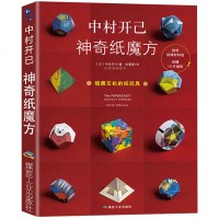   中村开己神奇纸魔方 折纸书大全大全书手工成人 手工玩偶制作立体粘贴折纸动态玩具三角插教程 折一折纸玩偶 日本折纸