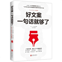    好文案一句话就够了 一字千金的创意广告文案策划从入到精通 广告运营人员参考书 转化率提高书籍 如何写出好文案