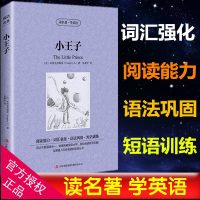 正版读名著学英语 小王子 圣埃克苏佩里著 好的礼物 原著 双语版读物 中英文对照英汉对照 初中高中生 世界文学名著 