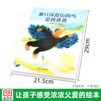 信谊世界精选图画书 那只深蓝色的鸟是我爸爸 信谊图画书奖  3-6周岁儿童绘本图画书 绘本 儿童 3-6周岁故事书幼
