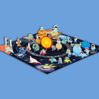   太空大冒 不一样的小小创意设计师 游戏绘本+拼插游戏+益智桌游,来一场脑力大挑战激发孩子的思维积极性