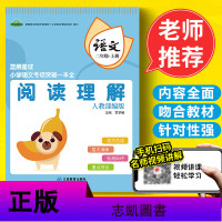 2019芝麻星球小学语文专项突破一本全 二年级语文上册 人教部编版 阅读理解 小学2年级语文课后专项练习题二年级语文