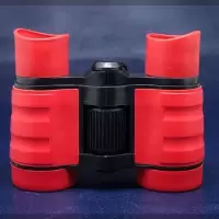 4/30红色送挂绳+镜布+指挥官口哨|儿童玩具望远镜清倍望远镜双筒不伤眼小学生户外便携玩具D4