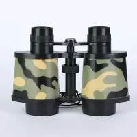 830迷彩送眼镜布+口哨| 小孩双筒清望远镜 儿童玩具 便携户外观鸟镜学生望远镜C1