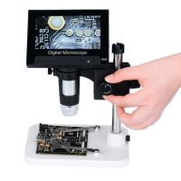 DM4支架+显微镜|电子显微镜放大镜便携倍工业手机主板维修usb数码显微镜Q9