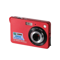 红色 标配+32G+电池+读卡器|家用1800万像素清数码照相机 自拍小型儿童迷你旅行摄录一体机E8